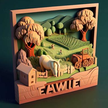 3D model FarmVille game (STL)